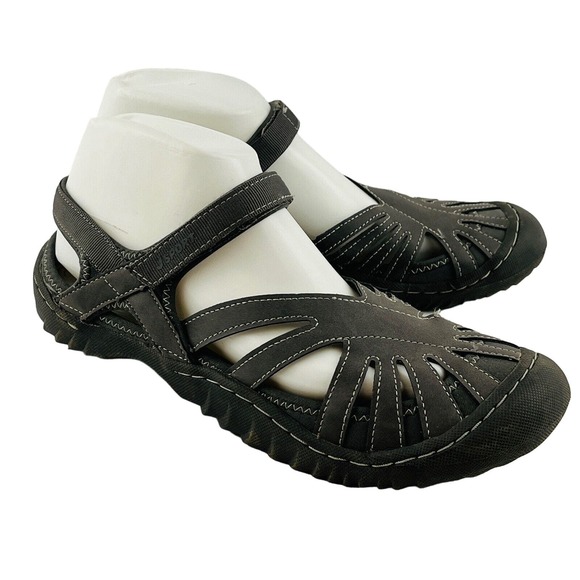 Womens 9 Jambu JSport‎ Poppy Sandals Gray Sport Water Outdoor Closed Toe - Picture 1 of 9